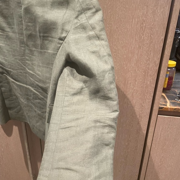 Thom Browne linen blend blazer sportcoat. Size 0 (equivalent to sizes 36-38). - Picture 9 of 15